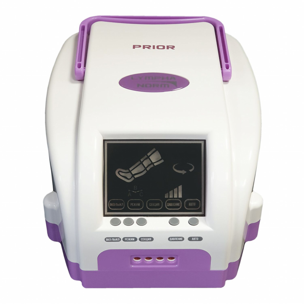 Лимфодренажный аппарат LymphaNorm Prior + 2 манжеты для ног (XL) + манжета шорты + манжета для рук