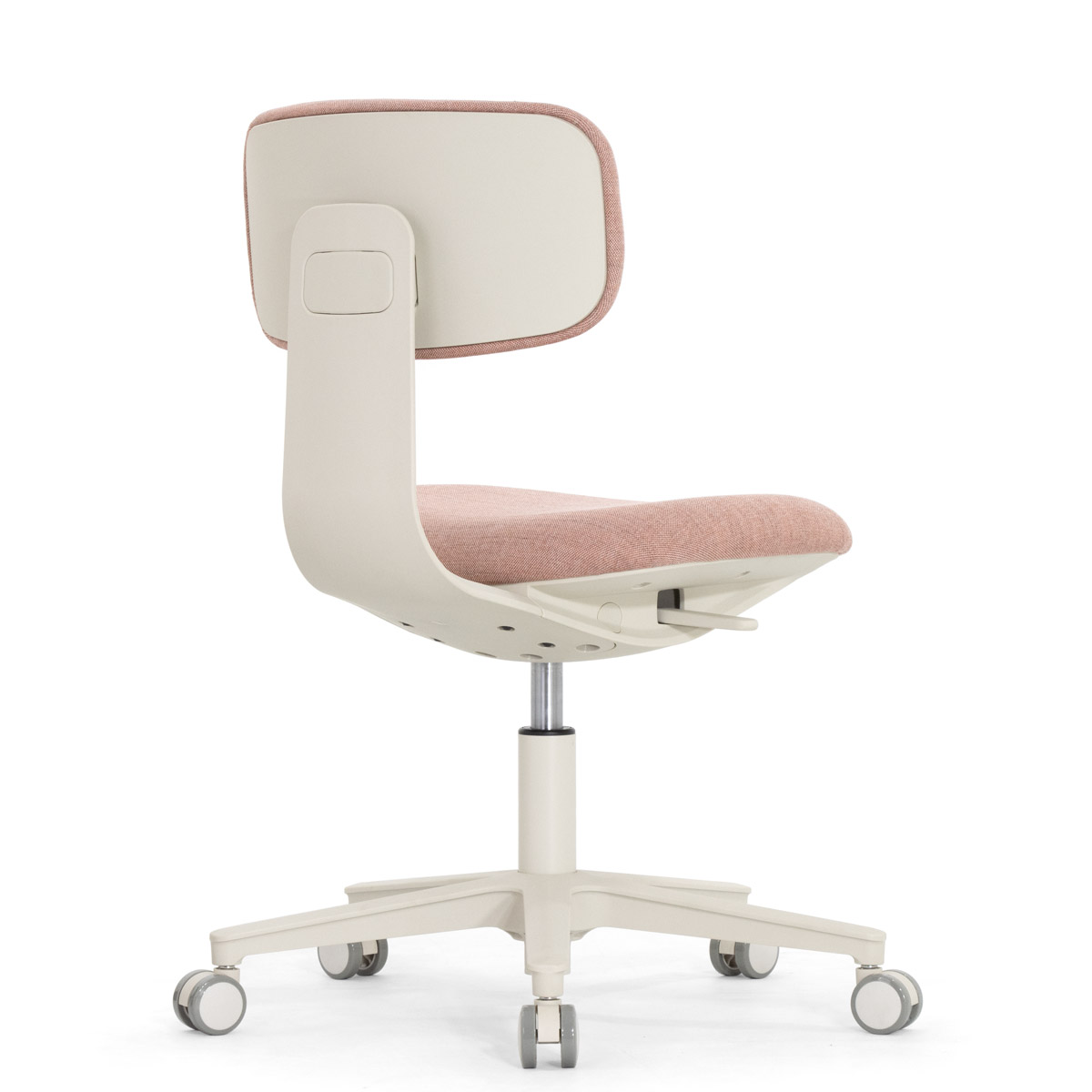 Эргономичное кресло Falto Rookie Plus (поворот спинки, ткань, каркас светлый, розовый)