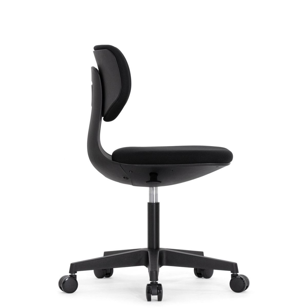 Эргономичное кресло Falto Rookie (регулируемая спинка, ткань, чёрный)