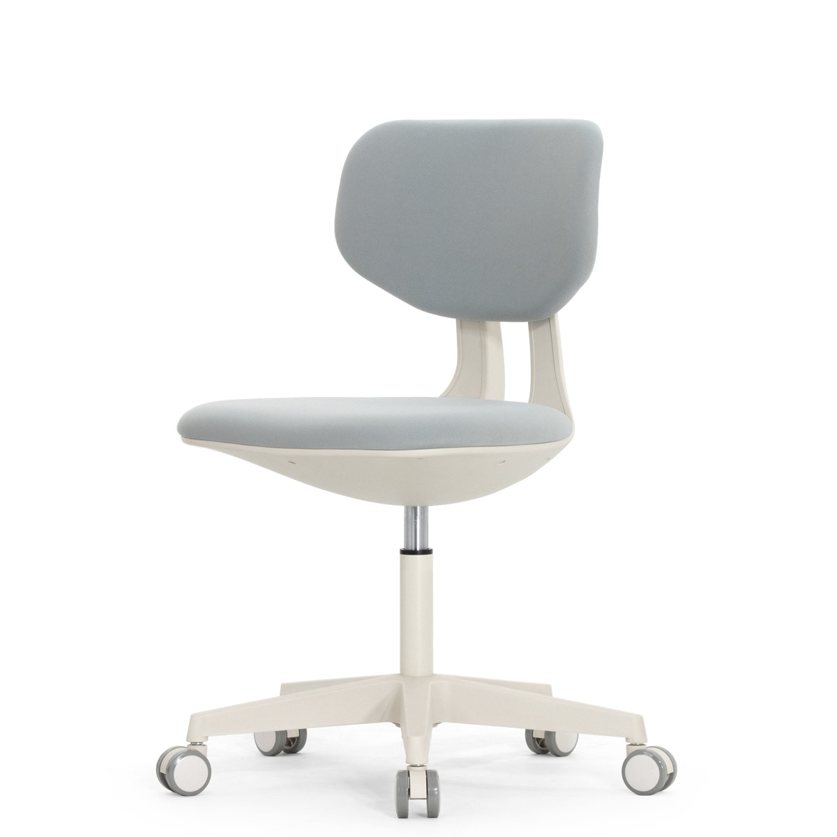 Эргономичное кресло Falto Rookie (регулируемая спинка, ткань, каркас светлый, серый)