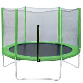 Батут DFC Trampoline Fitness 14 ft внешняя сетка, светло-зелёный, 427 см