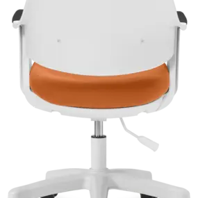 Детское эргономичное кресло Falto ROBO (слайдер сиденья, подножка, ткань, оранжевый)