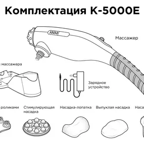 Массажер для тела WelbuTech K-5000E (портативный)