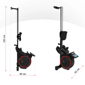 Гребной тренажер UNIXFIT Techno Rower 410E