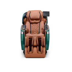 Массажное кресло Cozzia Qi XE Pro Emerald Green & Cappuccino
