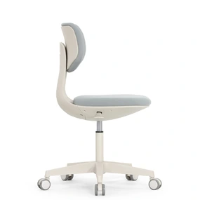 Эргономичное кресло Falto Rookie (регулируемая спинка, ткань, каркас светлый, серый)