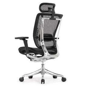 Эргономичное кресло Falto Spring 2 (поясничный валик, подлокотники 6D (360), сетка, чёрный)