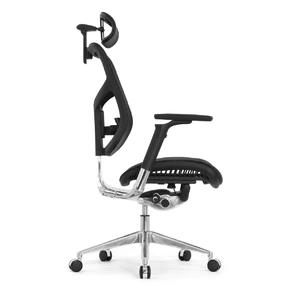 Компьютерное кресло Falto Star Ergo 2 (2D поясничный упор, подлокотники 6D (360), сетка, чёрный)